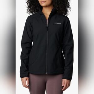 Columbia Women's Kruser Ridge III Softshell Jacket Black Full Zip Fleece Lined M